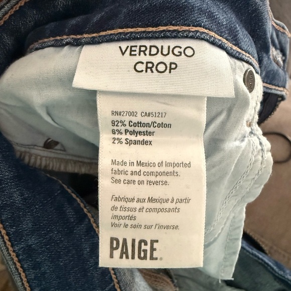 PAIGE Jeans Verdugo Crop - Picture 5 of 5